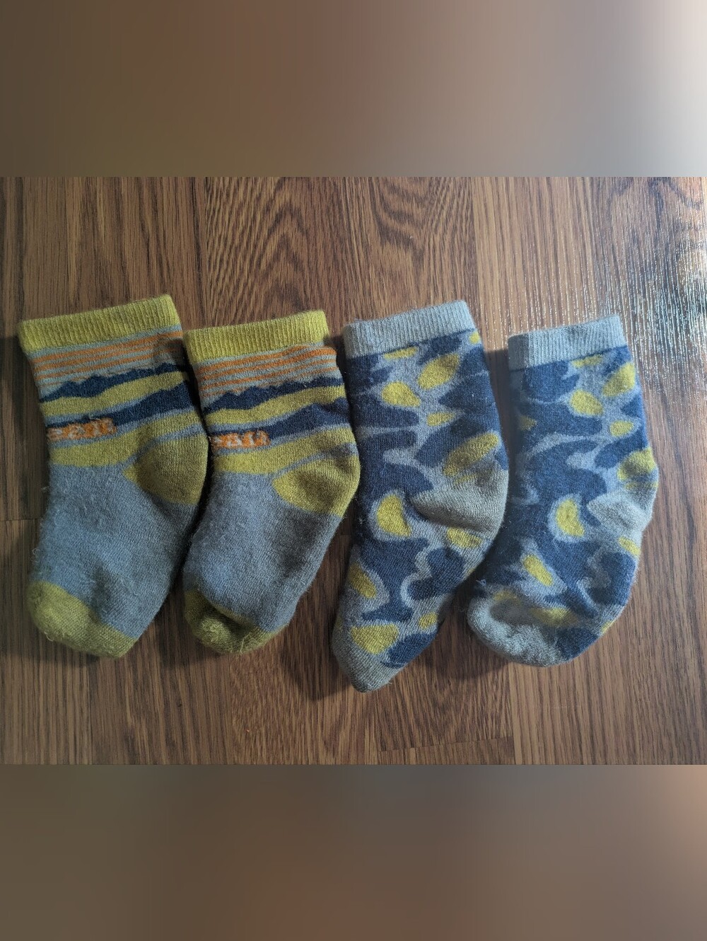 LL Bean Toddler Katahdin Wool Socks - 2 Pairs